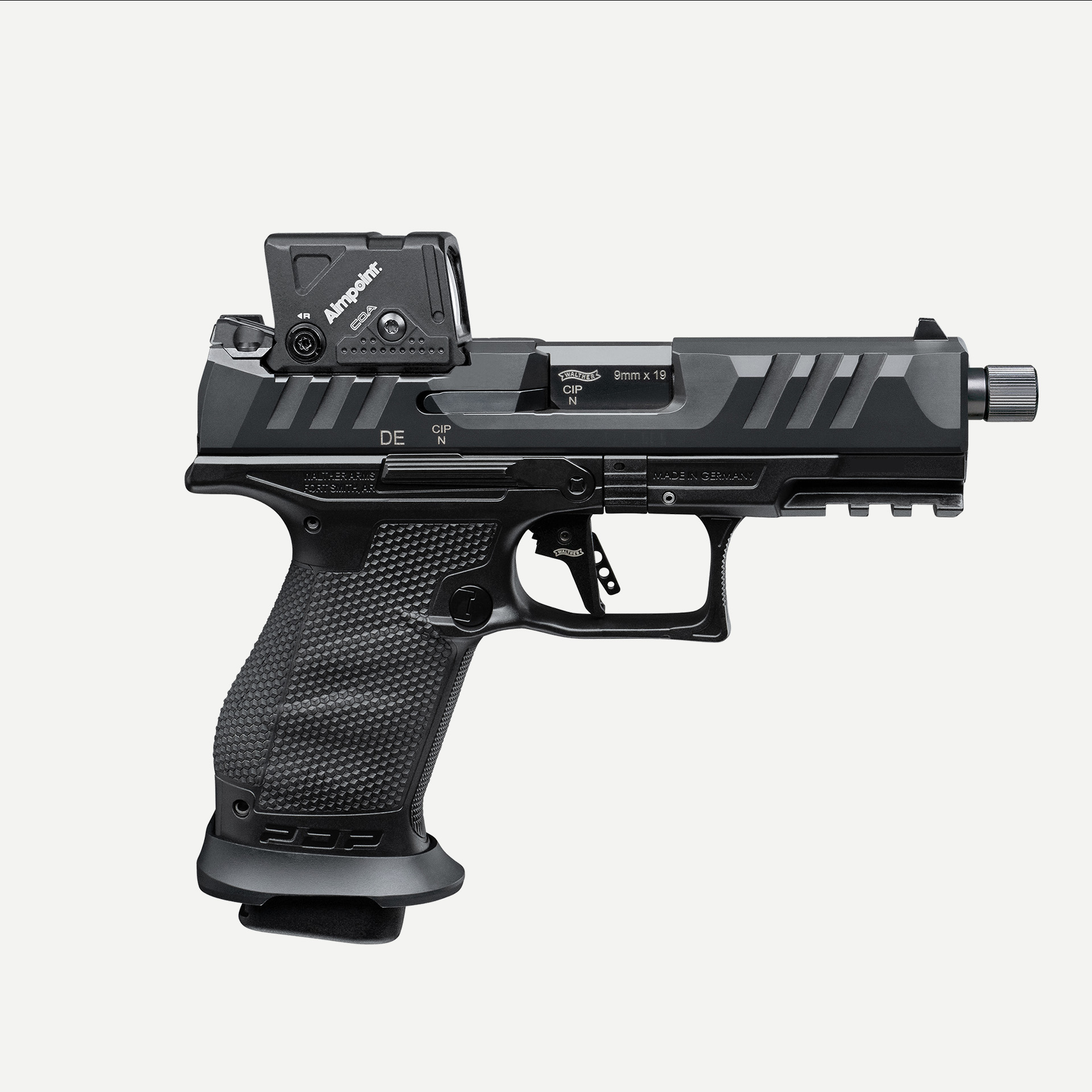 Pistole Walther PDP PRO SD Compact A-CUT 4.6" 9mm Para - Set mit Aimpoint COA — Bild 2